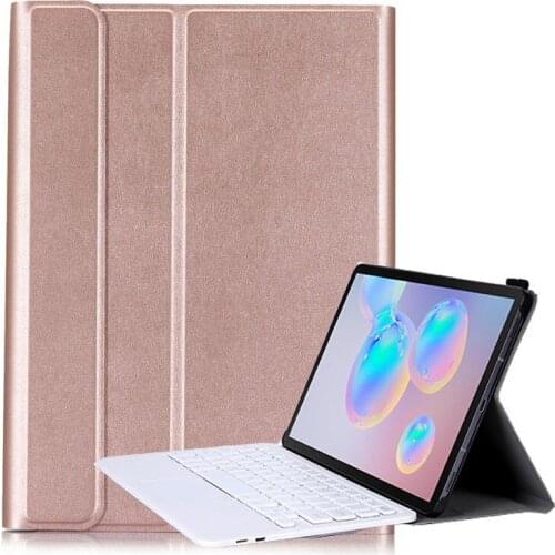 PU Leather Smart Case with Touch Keyboard for Samsung Galaxy Tab S7 11" 2020 T870/T875 Tablet Bluetooth Keyboard Cover+Stylus
