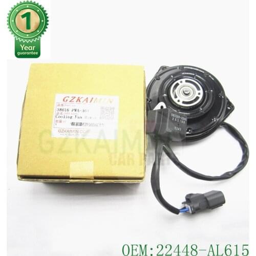 TOP QUALITY new Radiator Cooling Fan Motor 38616-PWA-A01 38616PWAA01 For For Honda FIT 2005-2008 NEW