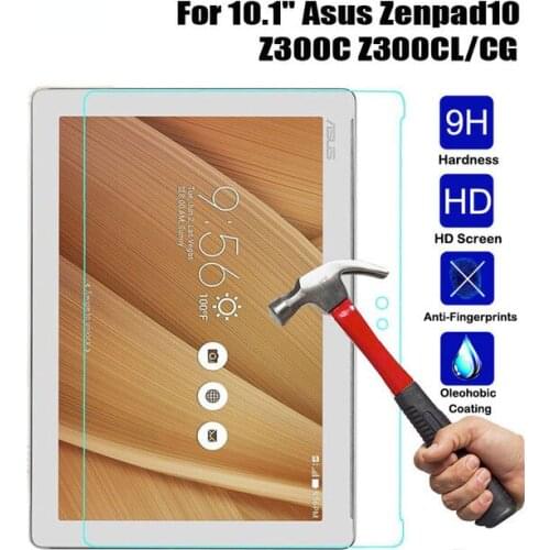 9H Tempered Glass Screen protector For Asus Zenpad 10 Z300 Z300m Z301MFL Z301ML Z301 10.1" tablet Protective Film screen guard