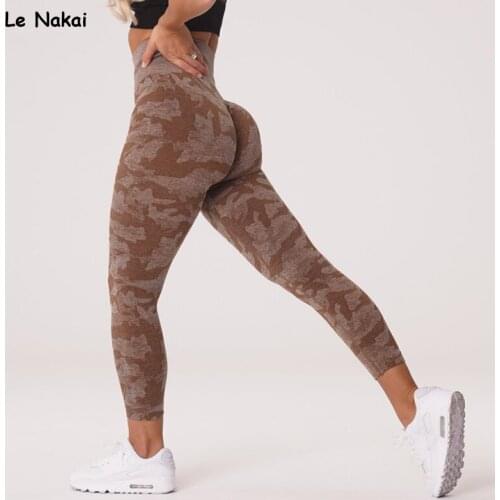 Camo seamless leggings for women fitness yoga pants high waist gym legging sports women tights workout clothing squat proof