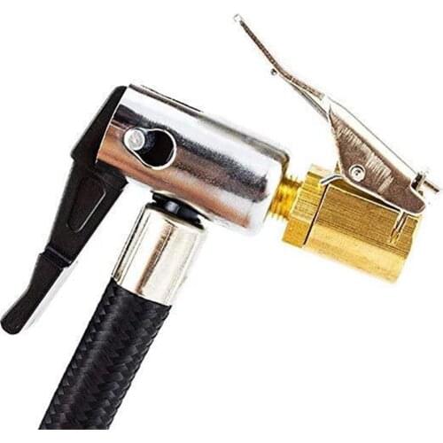 1PC Car Auto Brass 8mm Tyre Wheel Tire Air Chuck Inflator Pump Valve Clip Clamp Connector Copper Nozzle Quick Adapter