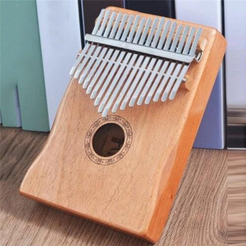 17 Keys Acoustic Solid Body Kalimba High Quality Convenient Portable Finger Piano Solid Color 2020 New Musical Instruments