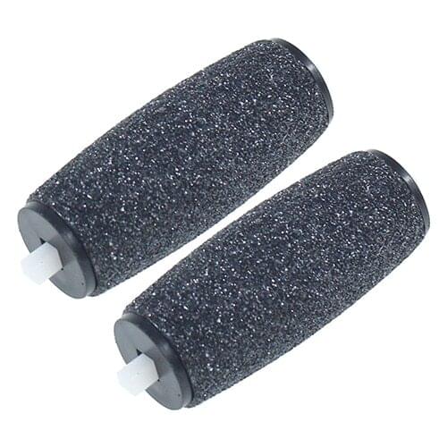 2Pcs Replacement Roller Heads for Smooth Foot Grinder Pedicure Skin Remover