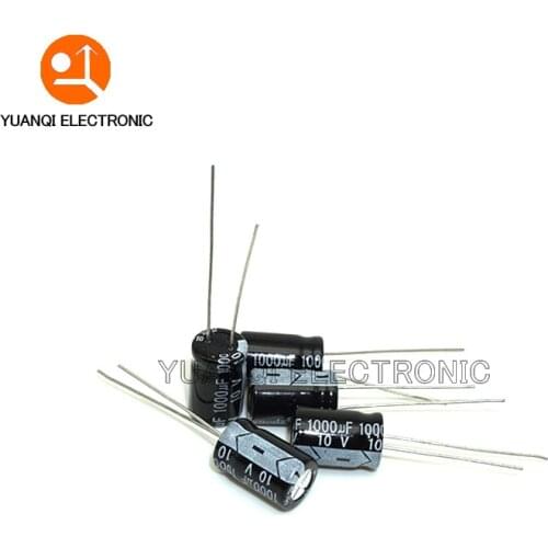 20pcs 10V 1000UF 8*12mm Aluminum Electrolytic Capacitor 8X12mm