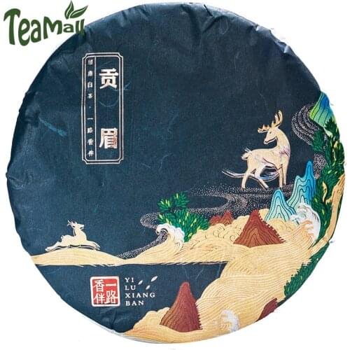 2018 White Chinese Tea Fuding Taimushan High Mountain Cold Dew Gong Mei Tea Cake 300g