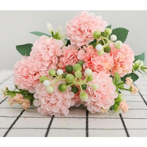 5 Fork 10 Daisy Outdoor Wedding Holding Simulation Bouquet Daisy Living Room Home Decoration Simulation
