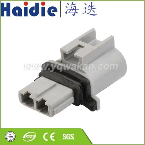 Free shipping 2sets 2pin auto plastic electric connector plug cable wiring unsealed connector HD021YA-4.8-11