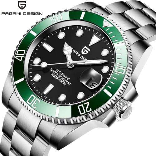 2021 new PAGANI design men automatic watch stainless steel waterproof watch sapphire mechanical watch luxury Relogio Masculino