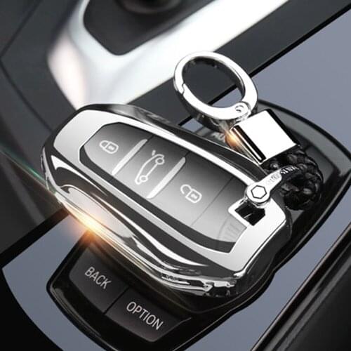Protector Cover For PEUGEOT 2008/301/307/3008/308/407/408/4008/508 3 buttons TPU Car Key Case Wallet Smart key fob 3 Buttons