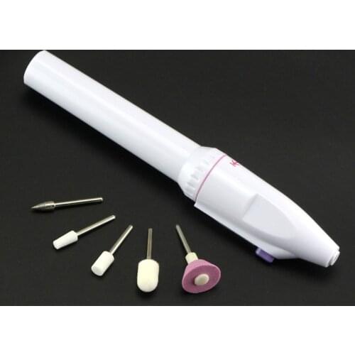 5 in1 Electric Mini Nail Machine Art Drill Carve Grinder Professional Polisher Set Portable Nail Tools