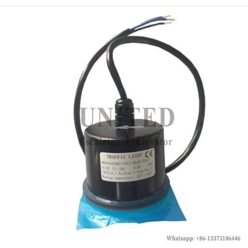 Escalator TRAFFIC LIGHT KM4063495H01(TGYZ-QR LED-TL01) D60MM W52mm 12-28VAC DC Use for TRANSITMASTER 165