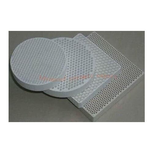 Round Honeycomb Ceramic Board D148*12.5mm/Honeycomb Ceramic Block Solidering Plate/High Temperature Resistant Ceramic Board
