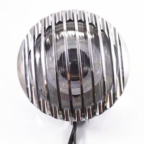 Motorcycle Retro Grill Bottom Mount Demon Headlight For Harley Chopper Scooter cbr 600 f4 honda grom