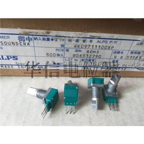 Original new 100% RK09711100XP single potentiometer A10K handle long 15MMH long feet (SWITCH)