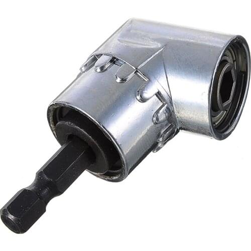105 Degree Angle Screwdriver 1/4" Extension Hex Adjustable Drill Bit Screwdriver Socket Holder Adaptor