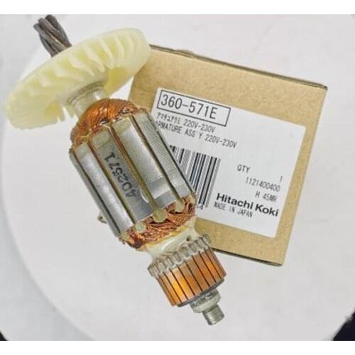 Genuine ARMATURE ASS'Y 220V-230V for Hitachi 360571E H45MRY H45SR H45MR Demolition Hammer