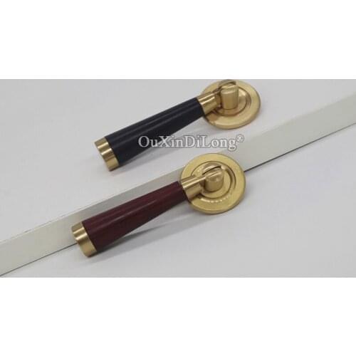 Top Designed 10PCS Brass + Classical Annatto Kitchen Cabinet Pulls Cupboard Wardrobe Drawer TV Cabinet Pulls Handles and Knobs