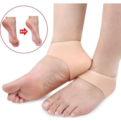 Silicone Shoe Insoles Gel Cushions Heel Pads Insole Pain Relief Shoe Accessories Solid Semelle