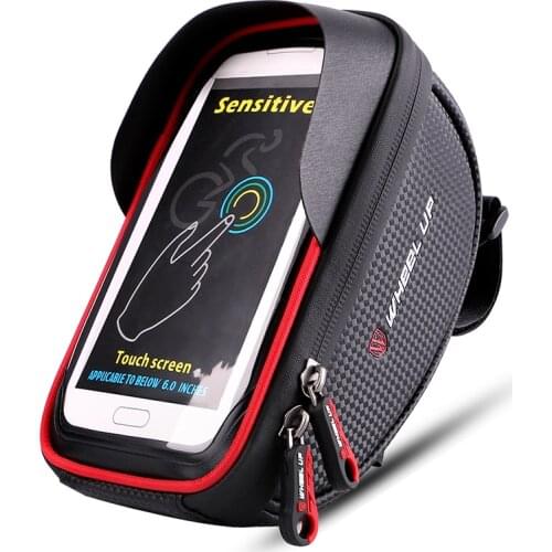 Cycling Bicycle Bike Head Tube Handlebar Cell Mobile Phone Bag Case Holder Case Pannier Waterproof Touchscreen Polyester Bike SD