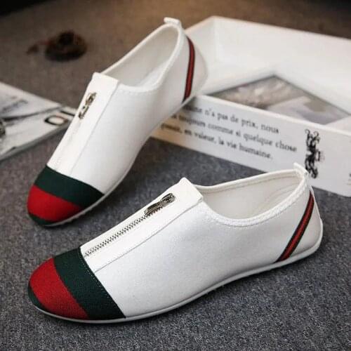 2021 Summer New Fashion Pea Shoes Business Casual Mens Shoes Soft Sole Thin Section Breathable Lightweight Driving Shoes Men
