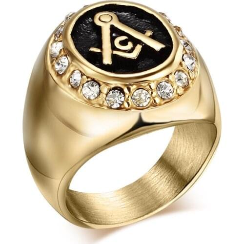 UJBOX Gold Rings For Men