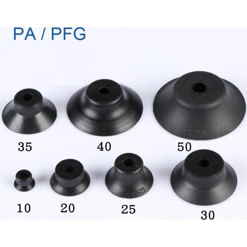 10pcs Manipulator vacuum suction cups PA/PFG pneumatic accessories industry large heavy strength silicone nozzle Vacuum chuck