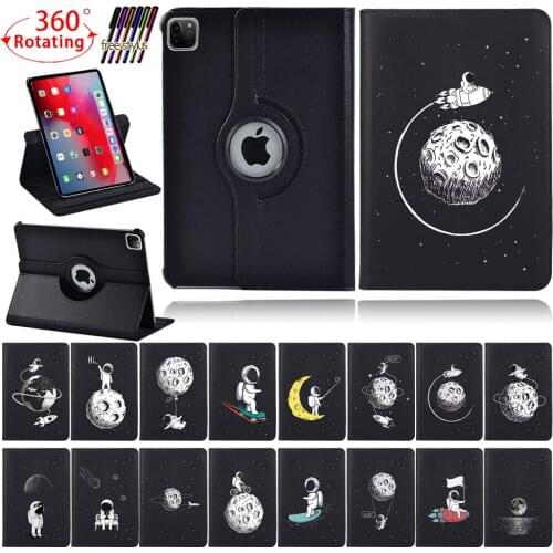 360 Rotating Tablet Case for Apple IPad Pro 9.7 2015/Pro 10.5 2017/Pro 11 2018/Pro 11 2020 Scratch-Resistant Cover Case+ Stylus