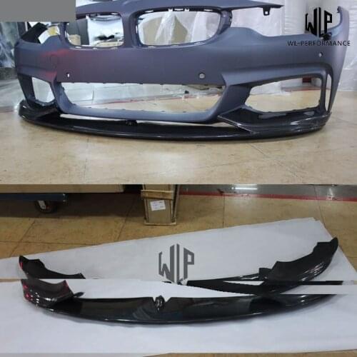 F32 4 Series P Style High Quality Carbon Fiber M-TECH Front Bumper Lip for BMW 4 Series F32 F33 M-TECH Bumper 2014-UP
