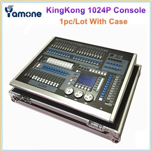 1pc/Lot Original KingKong Brand 1024P DMX Console King Kong 1024P DMX512 DJ Light Controller 1024p Light Mixer Console For Stage