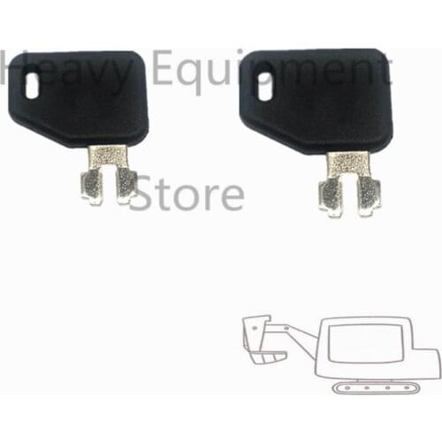 2 Pcs Distribution Battery Box Key For Volvo Excavator Digger Loader Bulldozer 186304