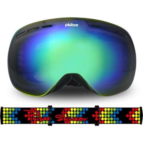 2019 Mens Glasses for Snowmobile Double Lens Anti-fog Women Mountain Ski Goggles Sport Snowboard Eyewear Hard Case
