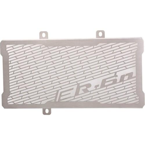 Motorcycle Accessories Stainless Steel Radiator Guard Protector Grille Grill Cover For Kawasaki Er6F Er6N 2012-2016