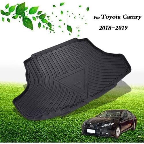 Black Rubber Car Trunk Protector Rear Cargo Mat Cover Fit for Toyota Camry 2018-Onwards