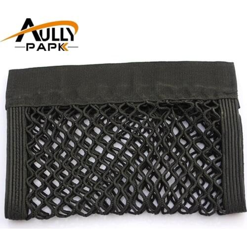 1 PCS Car Rear Trunk Seat Elastic String Storage Mesh Net Bag Luggage Holder Pocket Sticker Trunk Storage Organizer