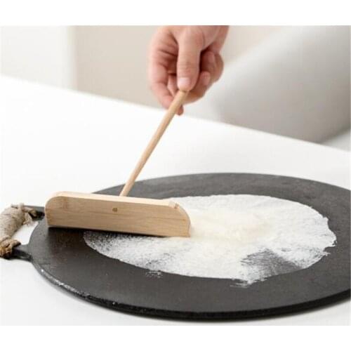 Chinese Bamboo Handle Professional Pancake Machine Pancake Bake Tortilla T Shape Spreader Stick DIY Cooking Tools Gadget