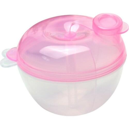Baby Milk Powder Storage Box Infant Feeding Food Container Boxes Newborn Portable Leakproof Three Grid Storage Boxes MY0066