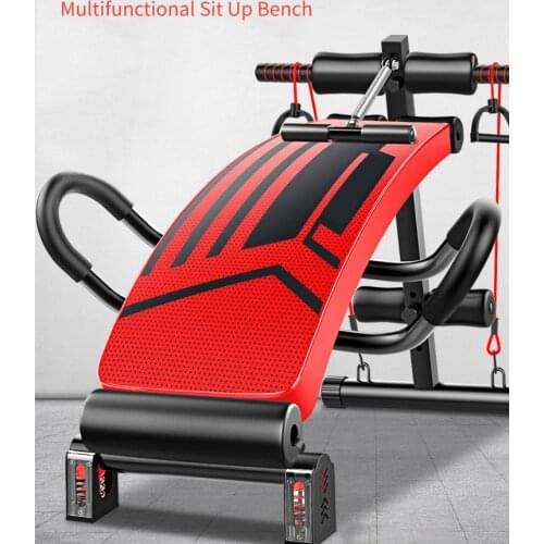 Multifunctional Sit Up Bench Home Dumbbell Stool Crunch Bench Abdominal Muscle Supine Board Indoor Fitness Equipment Gym 177-8