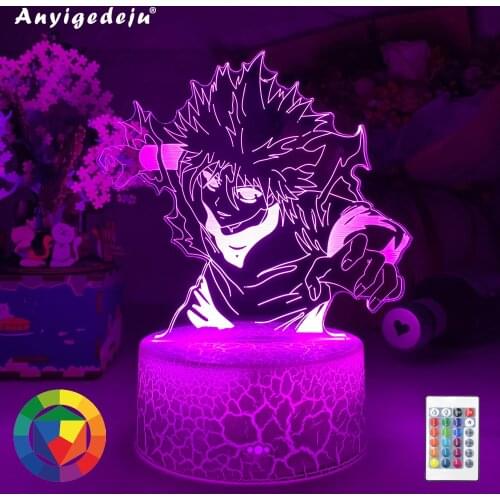 Newest Japanese Anime Killua 3d Led Light for Bedroom Decor Nightlight Birthday Gift Acrylic Led Night Lamp Hxh Killua Godspeed