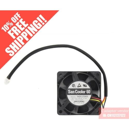 NEW SAN COOLER 60 6025 12V 6CM silence cooling fan 9A0612S406