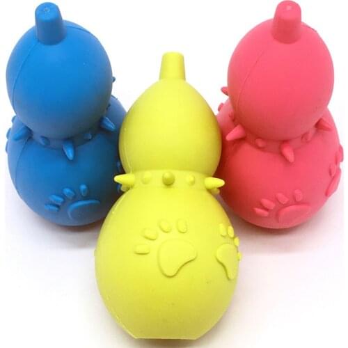 Durable Tooth Cleaning Dog Gourd Interactive Small Medium Large Dog Chew Toys Green Giant Pet Puppy Play Games Pet Toy