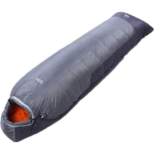 Down sleeping bag Outdoor camping camping mountaineering warm adult widening and lengthening can be spliced double sleeping bag
