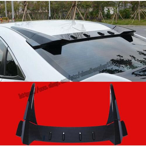Fit For Honda civic 2016 2017 2018 2019 ABS Carbon fiber style Rear Window Roof Spoiler