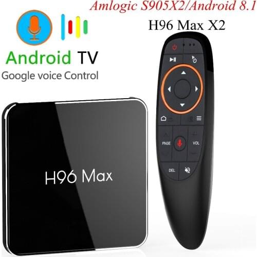 10PCS Android 9.0 TV Box H96 Max X2 Amlogic S905 X2 4GB DDR4 64GB Max 2.4G/5G Dual WiFi USB3.0 BT4.0 4K Smart Media Player