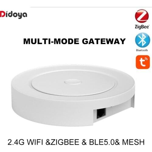 Tuya ZigBee Home Smart Mesh Gateway WiF Bluetooth Multi Mode Gateway For Smart Life APP Control Support Alexa Google Home