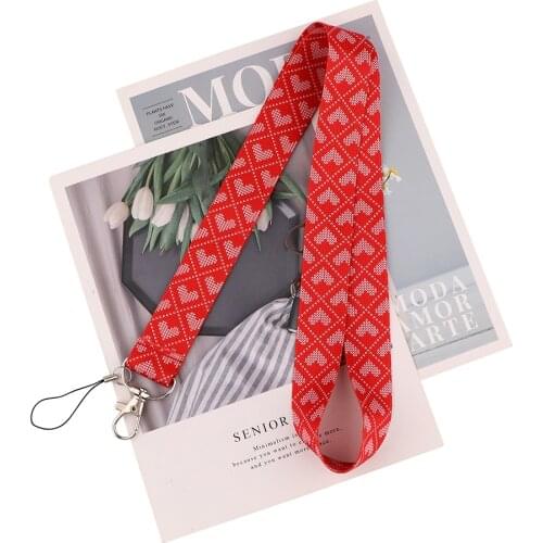 24pcs/lot MD1021 DMLSKY Funny Cartoon Lanyard Keychains Accessory For Mobile Phone USB ID Badge Holder Key Strap Neck lanyard