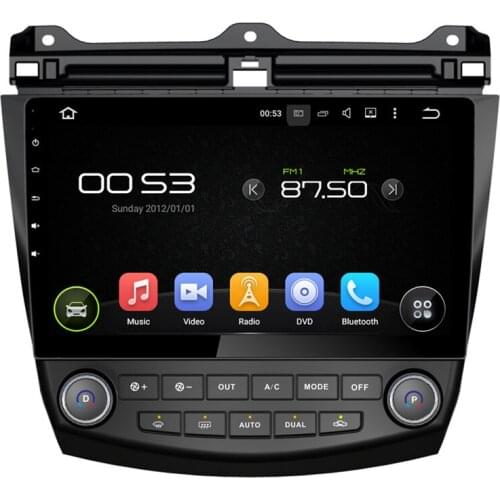 10.1" Android 9.0 Car DVD Player For Honda Accord 7 2003-2007 Car Stereo 8 Core Navigation Audio Stereo Multimedia Player DSP