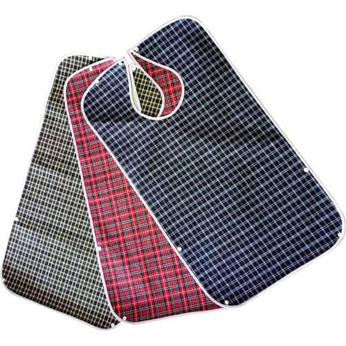 3PCS Waterproof Washable Adult Eating Bib Cloth Protector Disability Aid Apron