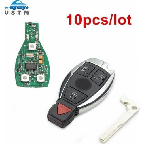 5pcs/lot Car Remote Control Key For Mer-cedes For Be-nz Support NEC and BGA type After 2000 Year 315Mhz 433Mhz Replace Smart Key