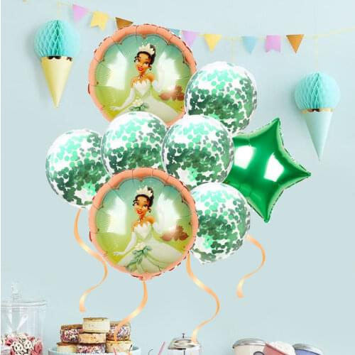 1 set Princess Elsa Snow White Ariel Balloon Birthday Party Decorations Wedding Party Supplies Kids Toy High Quality air globo