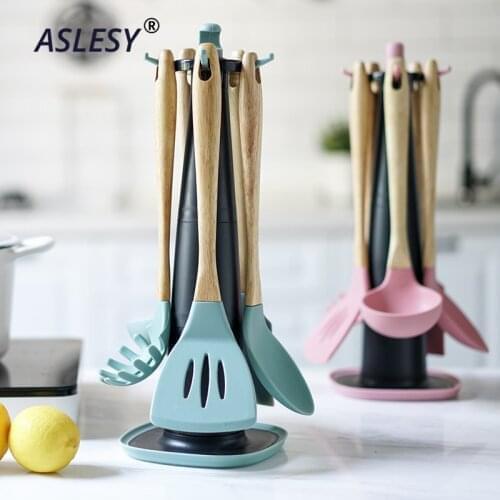 Силиконовые наборы кухонных принадлежностей ASLESY China At AliExpress